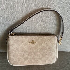 Coach Nolita 19 Signature Canvas IM/X Beige White New in Box + Receipt